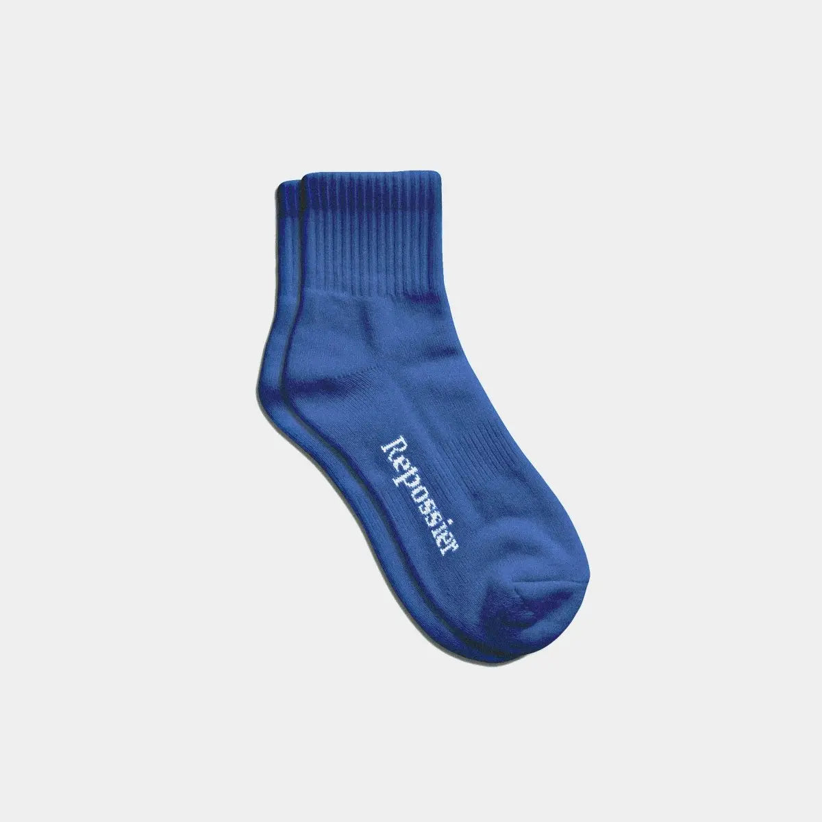 Half Crew Socks in Blue - Repossier