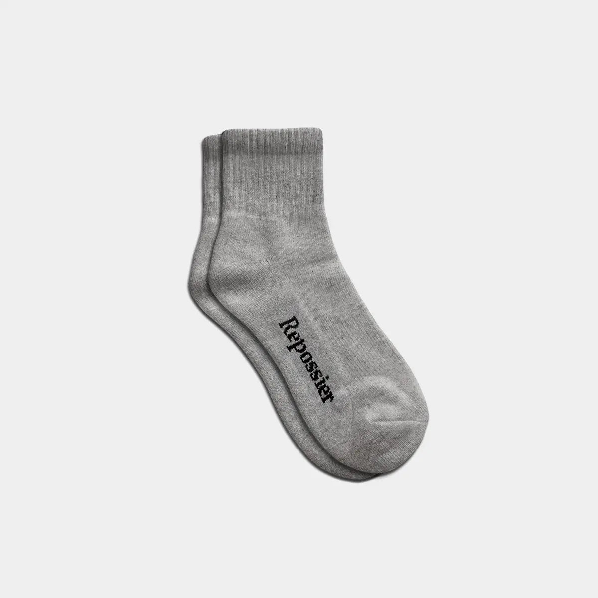 Half Crew Socks in Gray - Repossier