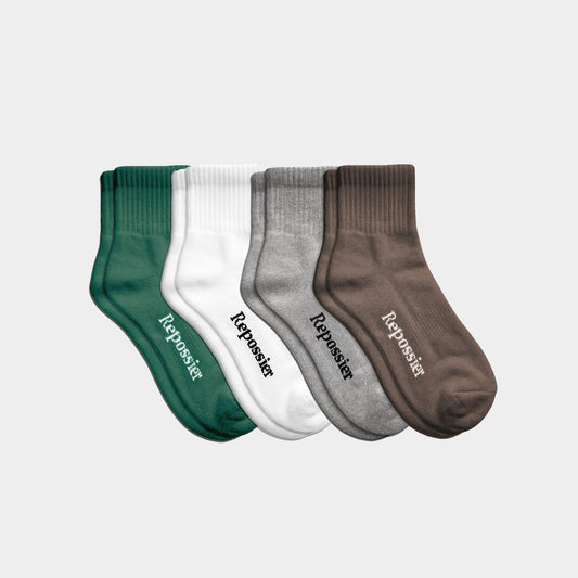 Golf Half Crew Socks 4-pack