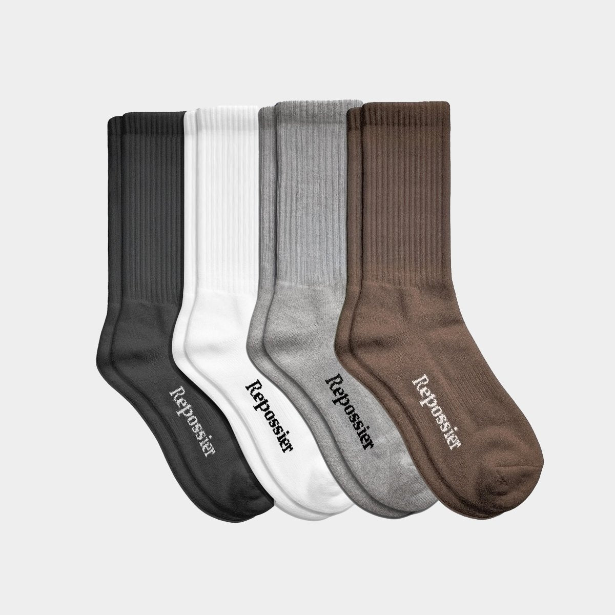 Neutrals Classic Crew Socks 4-pack