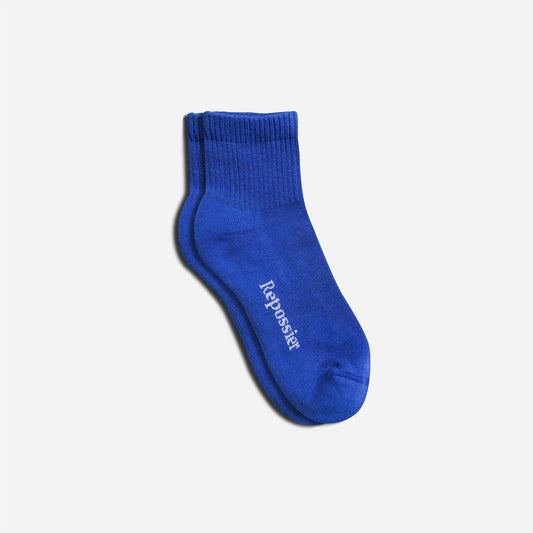 HALF CREW SOCKS BLUE - Repossier