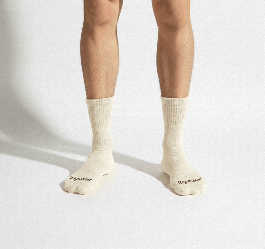 Classic Crew Socks with Organic Cotton - Repossier