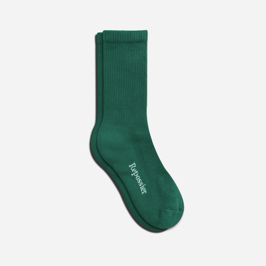 CLASSIC CREW SOCKS COURT GREEN - Repossier