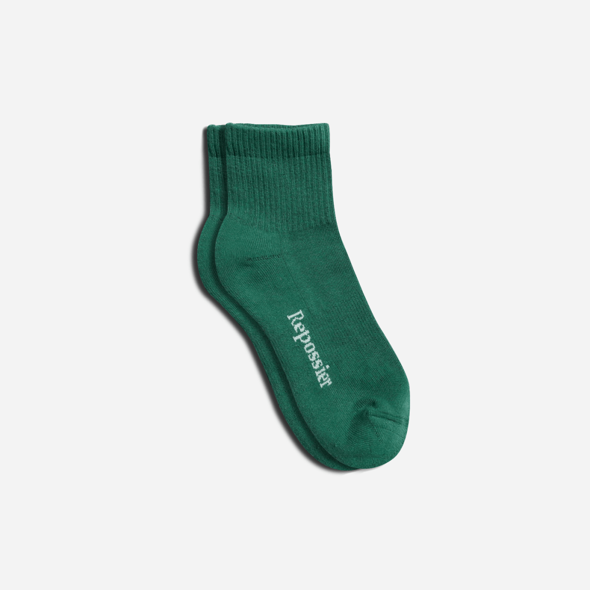 HALF CREW SOCKS COURT GREEN - Repossier