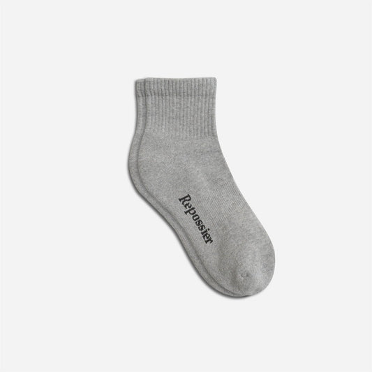 HALF CREW SOCKS GRAY - Repossier