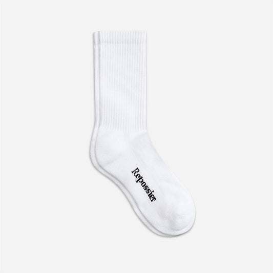 CLASSIC CREW SOCKS WHITE - Repossier