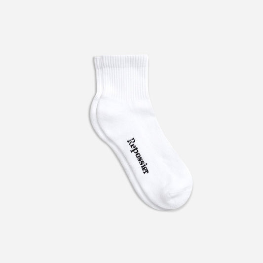 HALF CREW SOCKS WHITE - Repossier